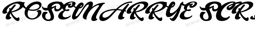 ROSEMARRYE SCRIPT PERSONAL USE Ital字体转换